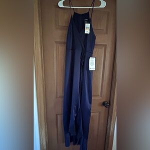 Speechless long navy dress
